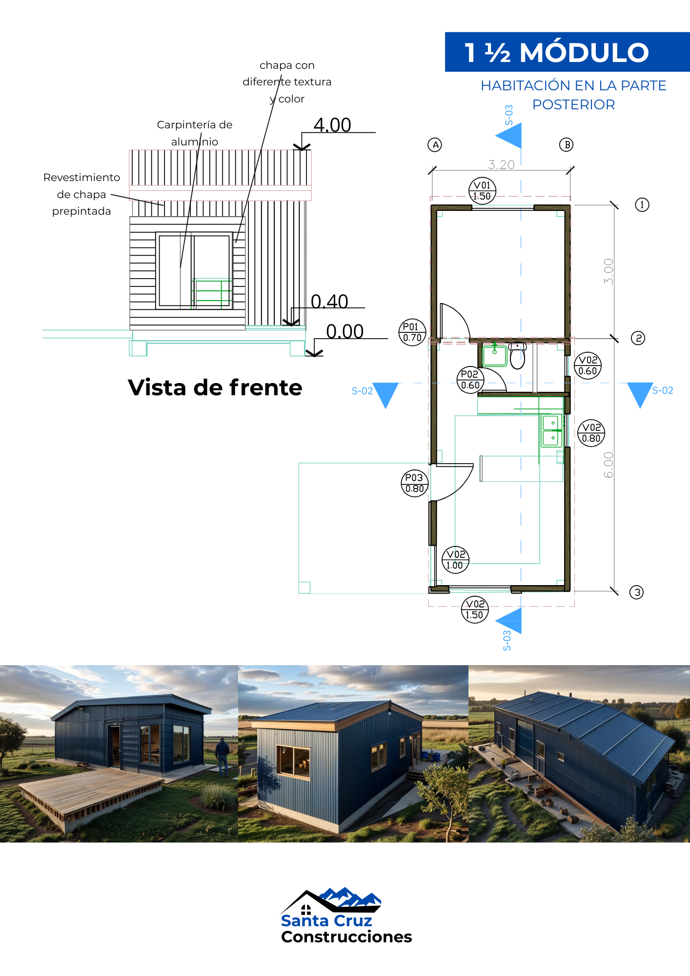 1 modulo y medio