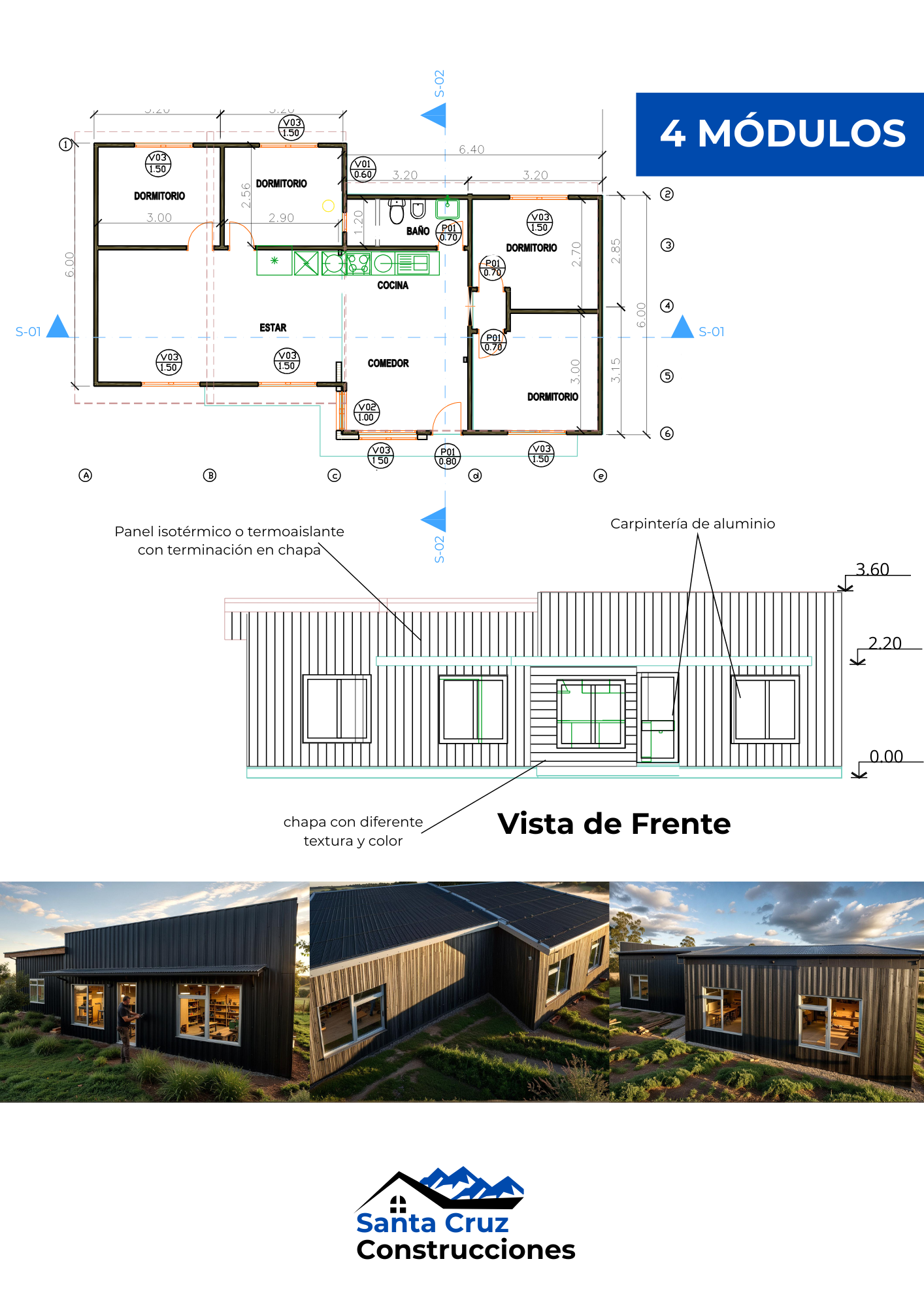 4 modulos